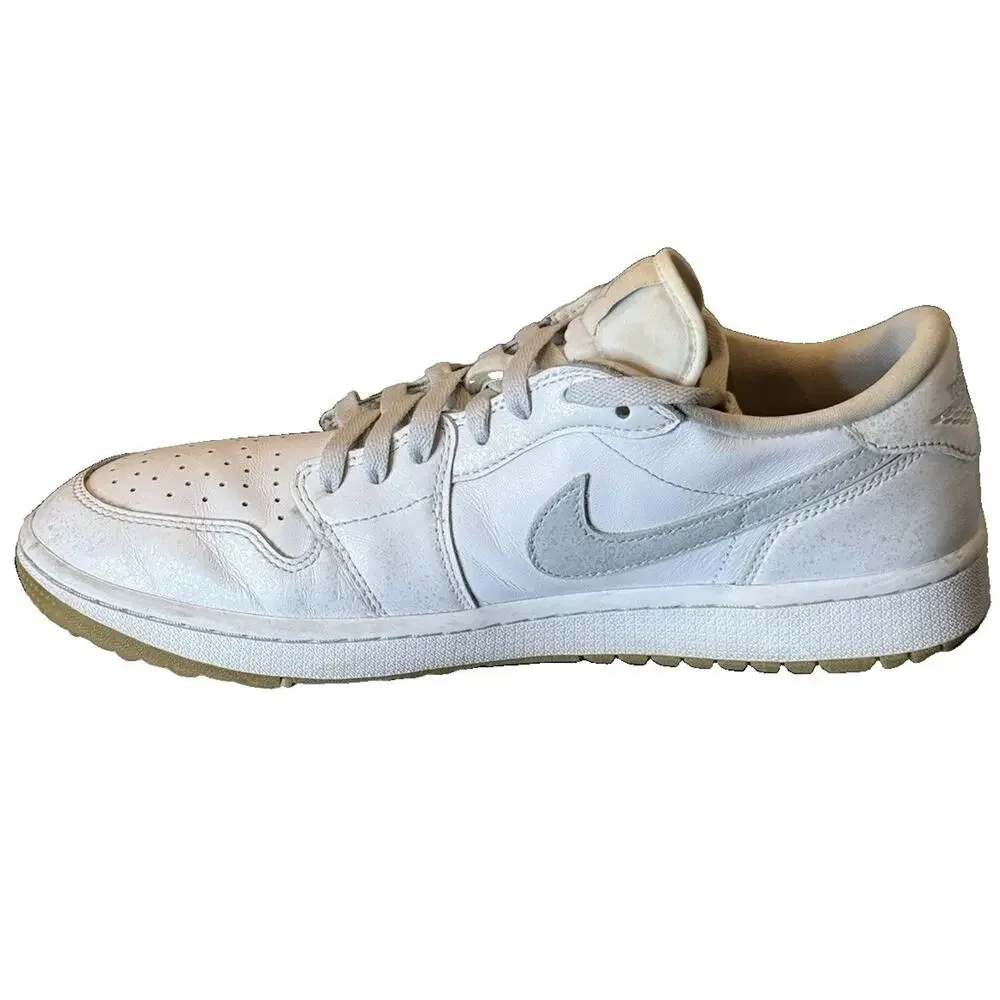 Nike Air Jordan 1 Low G Golf Men’s 11 White Pure Platinum Gum DD9315-111